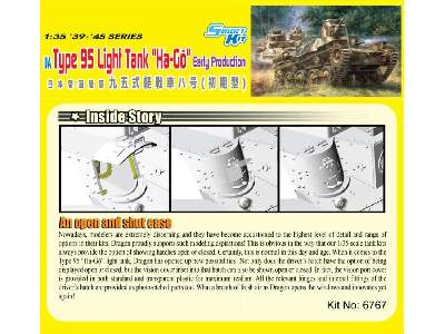 Imperial Japanese Army Type 95 Light Tank Ha-Go Early Product. - image 5