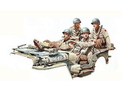 U.S. Jeep Crew - WWII - image 1