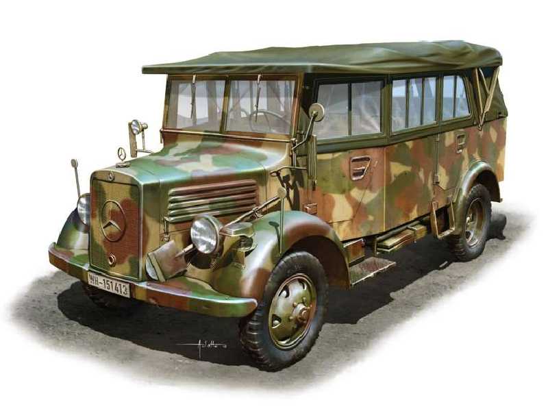 Mercedes-Benz L1500A (Kfz.70) German Personnel Car - image 1