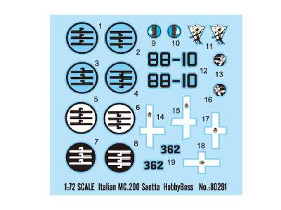 Italian MC.200 Saetta - Easy Kit - image 3