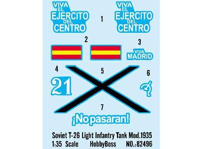 Soviet T-26 Light Infantry Tank Mod. 1935 - image 3