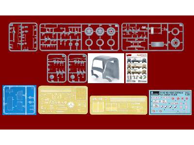 Mercedes-Benz 1500A Cargo Truck w/figures - image 3