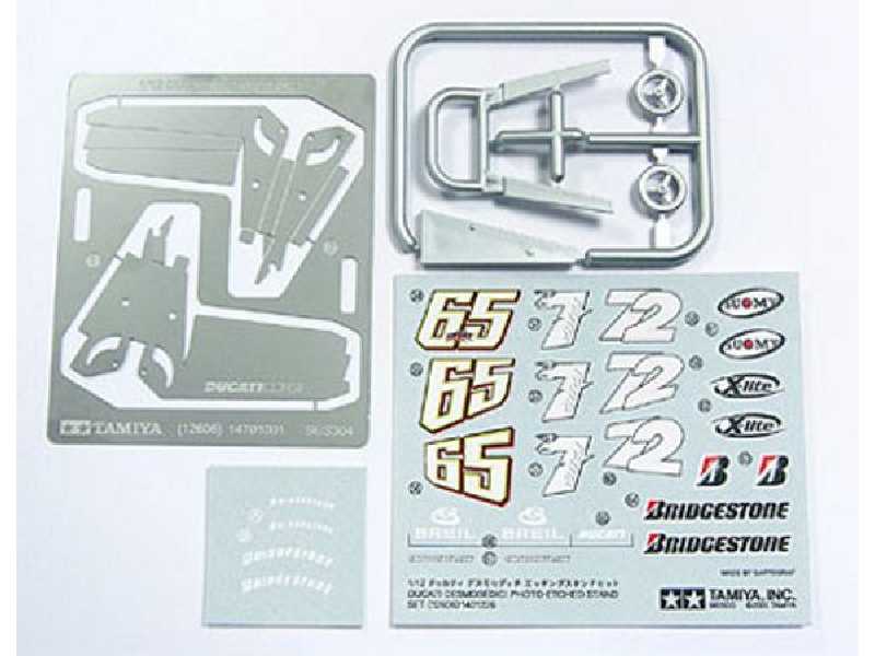 Ducati Desmosedici PE Stand -  Photo-Etched Parts Set - image 1