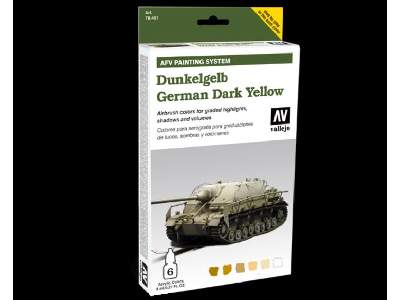 Dunkelgelb - German Dark Yellow - AFV Painting System - 6 pcs. - image 1