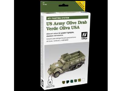 US Army Olive Drab - AFV Painting System - 6 pcs. - image 1