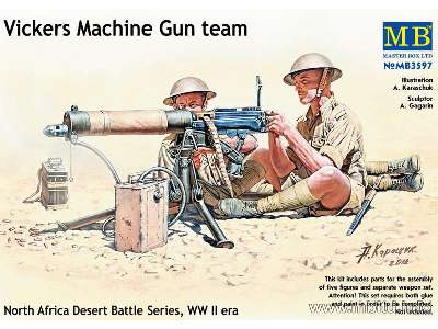 Vickers Machine Gun team, North Africa Desert Battle Series - image 1