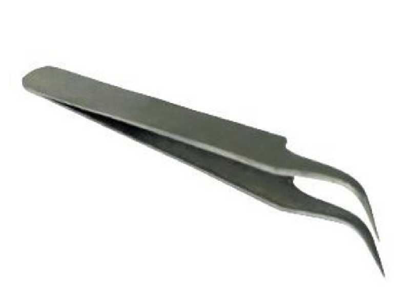 Universal curved tweezers - 12 cm - image 1