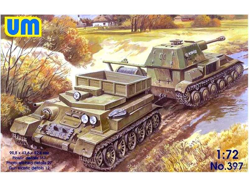 Retriever on the basis of T-34 with SPG SU-76 - image 1 Retriever on the basis of T-34 with SPG SU-76 - image 1