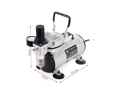 AS18-2 oil-less airbrush compressor - image 1