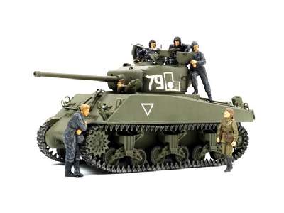 M4A2(76)W Sherman - Red Army - w/6 Figures - image 1