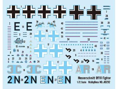 Messerschmitt Bf110 Fighter - Easy Kit - image 3