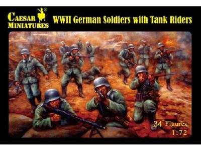 WWII German Soldiers with Tank Riders - image 1
