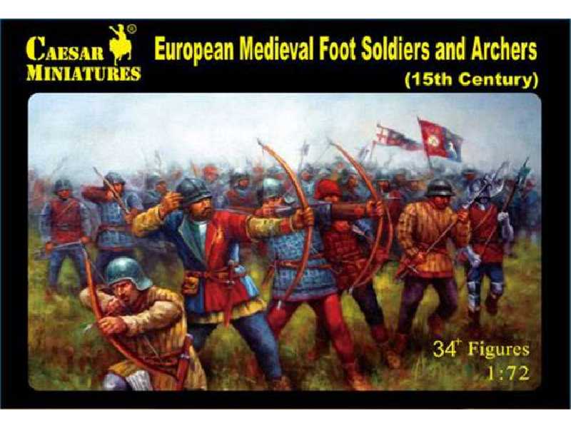 European Medieval Foot Soldiers and Archers - 15th Century - image 1