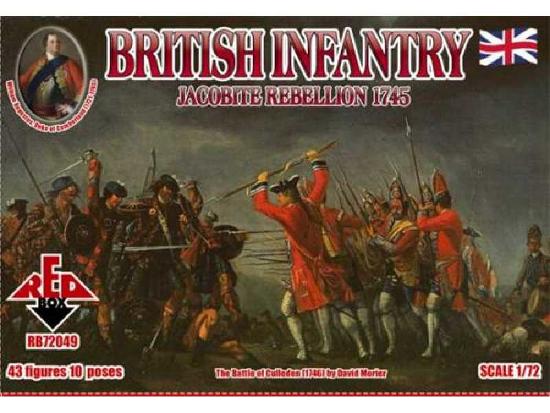 Jacobite Rebellion - British Infantry - 1745 - image 1