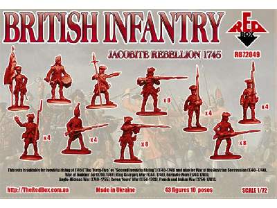 Jacobite Rebellion - British Infantry - 1745 - image 2