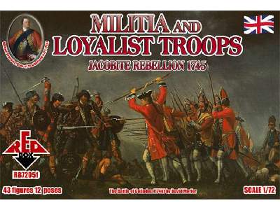 Jacobite Rebellion - Militia and Loyalist Troops - 1745 - image 1