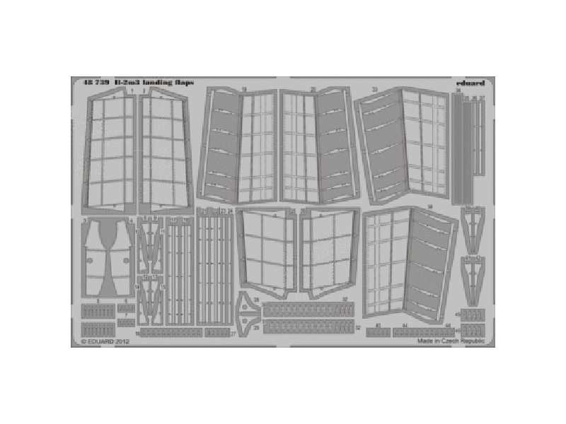 Il-2m3 landing flaps 1/48 - Tamiya - image 1