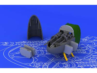 Bf 110C/ D nose guns 1/72 - Eduard - image 2