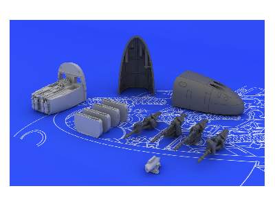 Bf 110C/ D nose guns 1/72 - Eduard - image 4