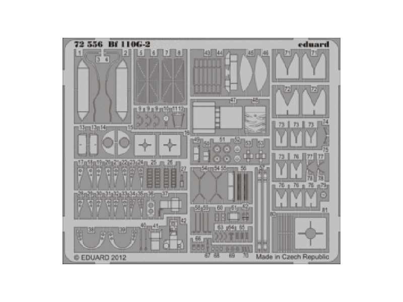 Bf 110G-2 1/72 - Eduard - image 1