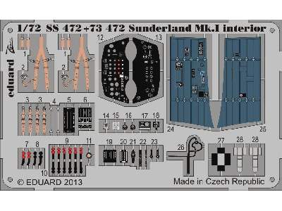 Sunderland Mk. I interior S. A. 1/72 - Italeri - image 2