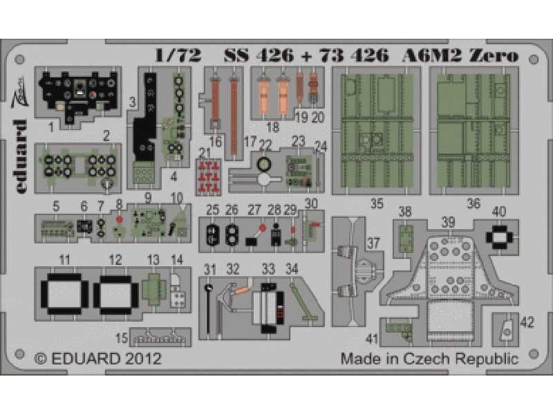 A6M2 Zero S. A. 1/72 - Airfix - image 1