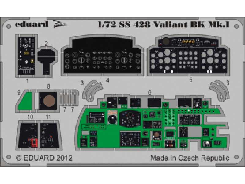 Valiant BK. MK. I interior S. A. 1/72 - Airfix - image 1