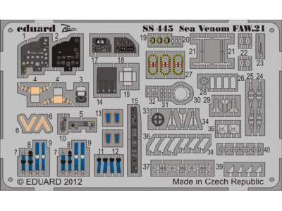 Sea Venom FAW.21 S. A. 1/72 - Cyber Hobby - image 1