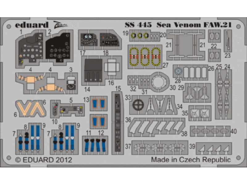 Sea Venom FAW.21 S. A. 1/72 - Cyber Hobby - image 1 Sea Venom FAW.21 S. A. 1/72 - Cyber Hobby - image 1