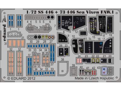 Sea Vixen FAW.1 interior S. A. 1/72 - Cyber Hobby - image 1