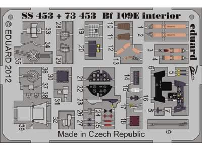 Bf 109E interior S. A. 1/72 - Airfix - image 1