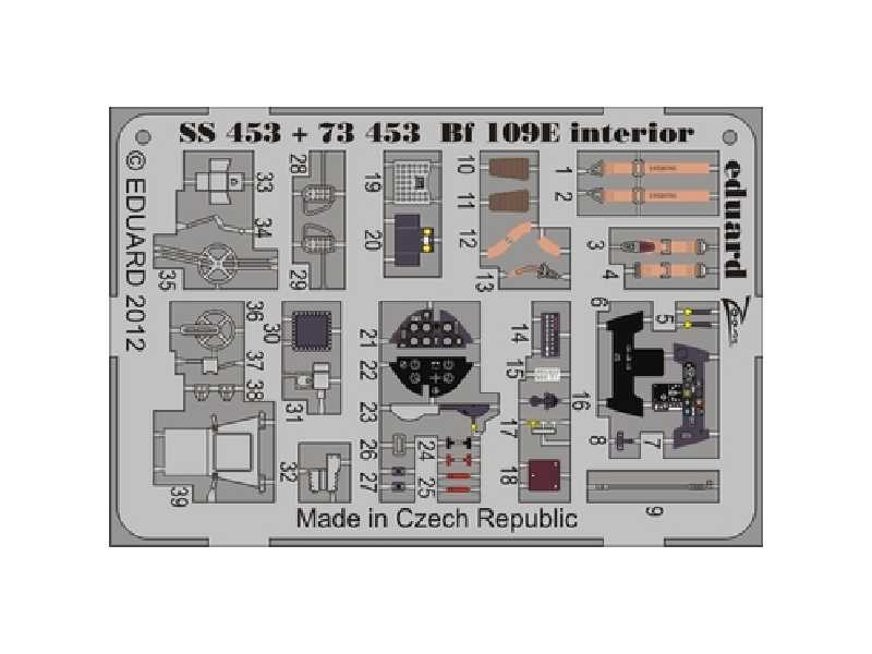 Bf 109E interior S. A. 1/72 - Airfix - image 1