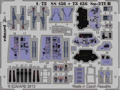 Su-27UB interior S. A. 1/72 - Trumpeter - image 1