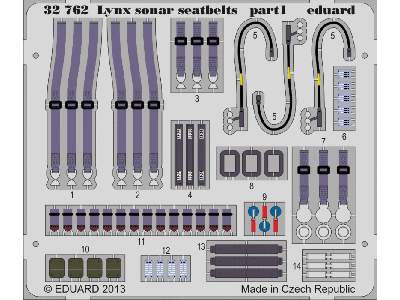 Lynx Mk.88 sonar seatbelts 1/32 - Revell - image 2