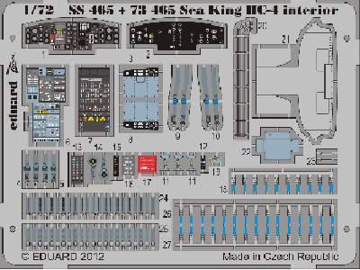 Sea King HC-4 interior S. A. 1/72 - Cyber Hobby - image 1