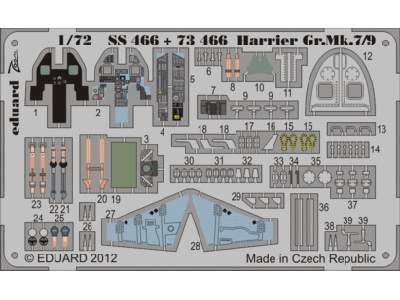 Harrier Gr. Mk.7/9 S. A. 1/72 - Revell - image 1