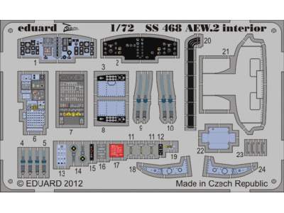 Sea King AEW.2 interior S. A. 1/72 - Cyber Hobby - image 1
