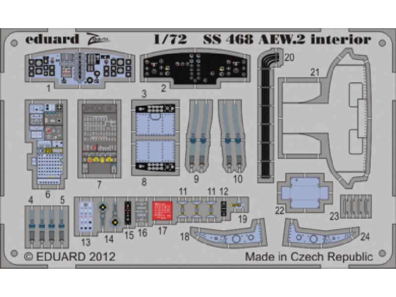 Sea King AEW.2 interior S. A. 1/72 - Cyber Hobby - image 1