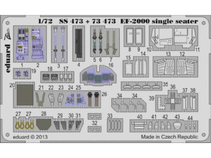 EF-2000 single seater 1/72 - Hasegawa - image 1