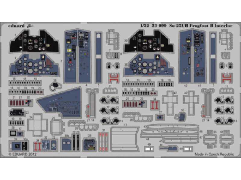 Su-25UB Frogfoot B interior S. A. 1/32 - Trumpeter - image 1