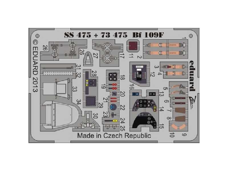 Bf 109F S. A. 1/72 - Zvezda - image 1