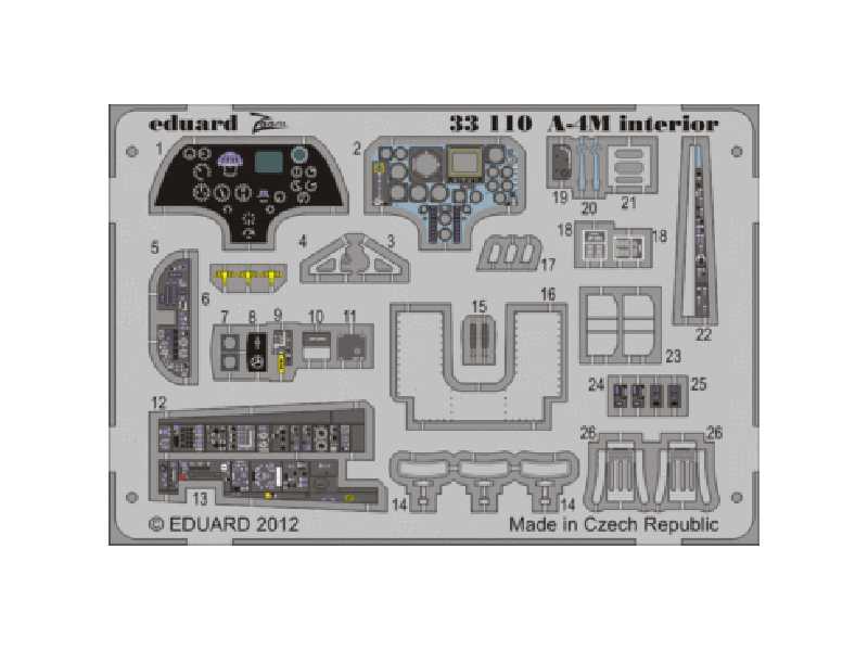 A-4M interior S. A. 1/32 - Trumpeter - image 1