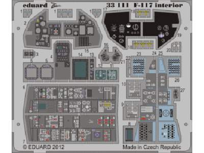 F-117 interior S. A. 1/32 - Trumpeter - image 1