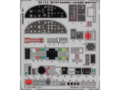 B-25J bomber cockpit interior 1/32 - Hobby Boss - image 1