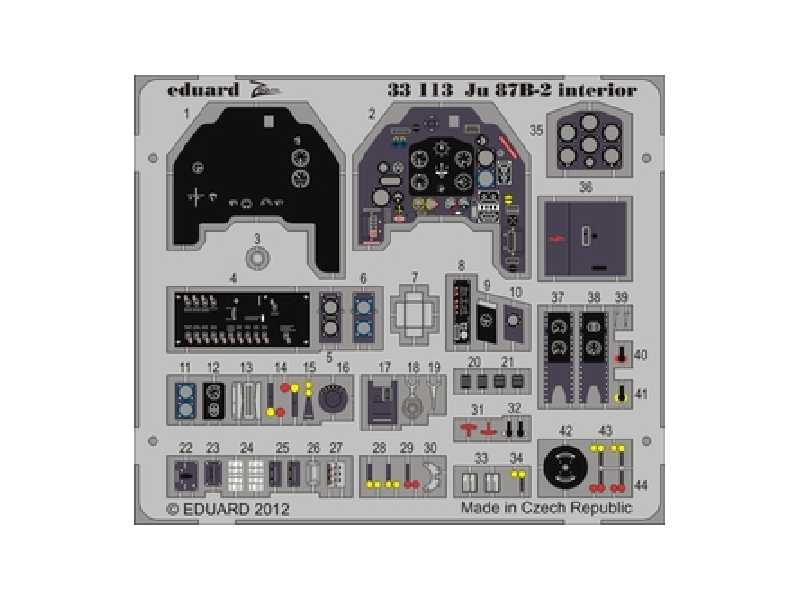 Ju 87B-2 interior S. A. 1/32 - Trumpeter - image 1