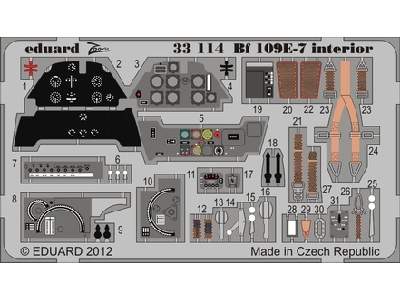 Bf 109E-7 interior S. A. 1/32 - Trumpeter - image 1