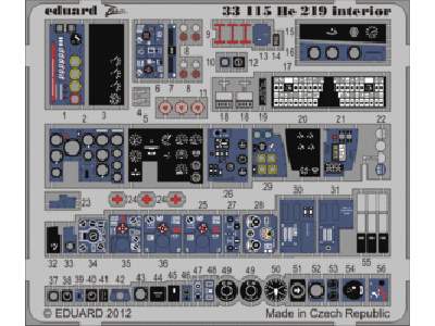 He 219 interior S. A. 1/32 - Revell - image 1