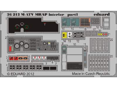 M-ATV MRAP interior 1/35 - Kinetic - image 1