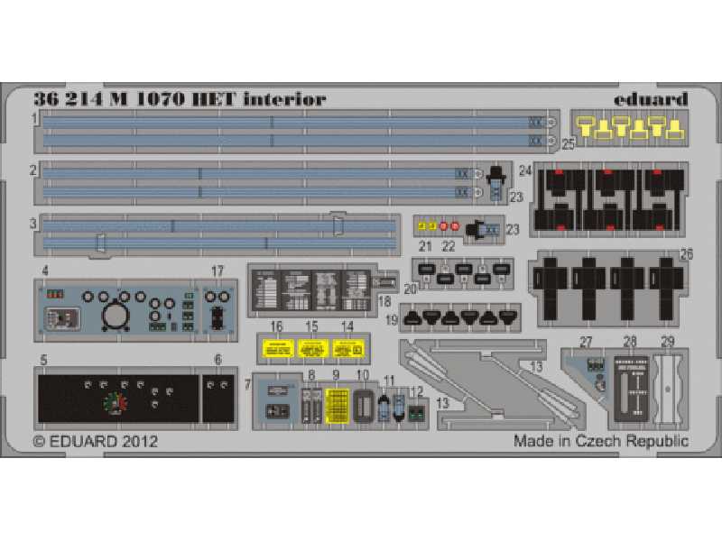 M 1070 HET interior 1/35 - Hobby Boss - image 1
