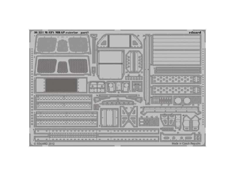 M-ATV MRAP exterior 1/35 - Kinetic - image 1